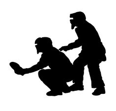 236x226 Baseball Silhouettes By Johnnie B