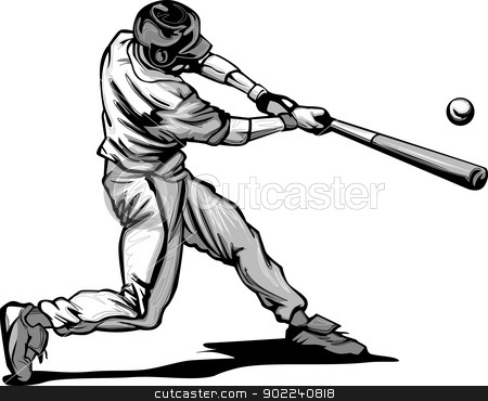 450x370 Baseball Clipart Baseball Hitter