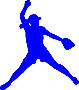 265x300 Fastpitch Softball Clipart