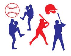 236x187 Baseball Player Silhouettes Silhouettes, Activities And Baseball
