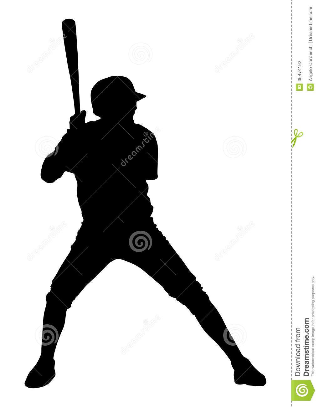 Softball Silhouette Vector at GetDrawings | Free download