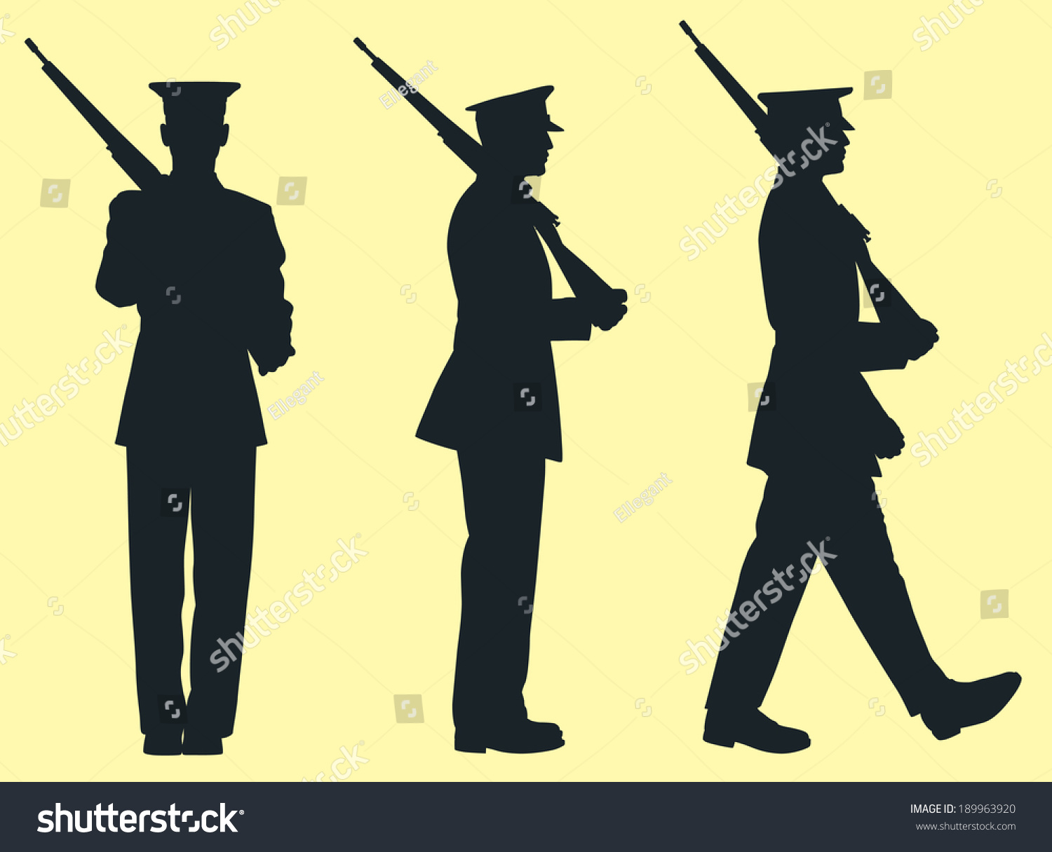 1500x1216 Drawn Soldiers Gun Silhouette