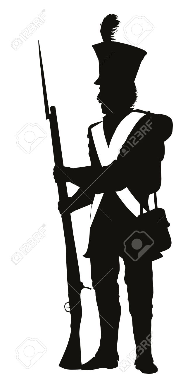 667x1300 War Clipart Soldier Silhouette