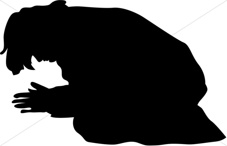776x499 Man Praying Clipart