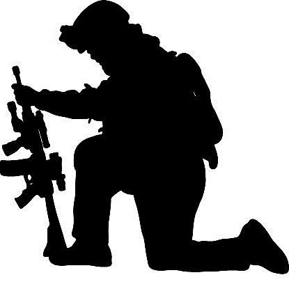 415x418 Soldier Kneeling In Prayer Image Group