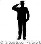 140x148 Download Soldier Saluting Silhouette