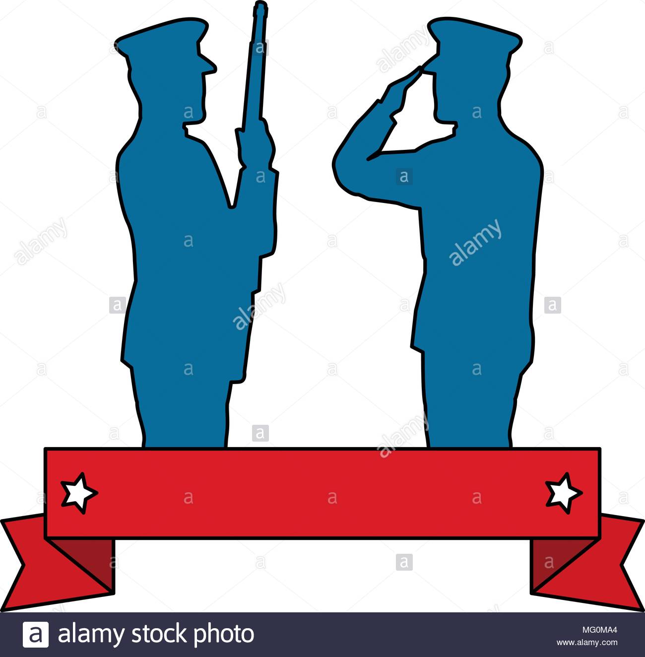 1300x1324 Silhouette Of Military Saluting And Soldier Vector Illustration