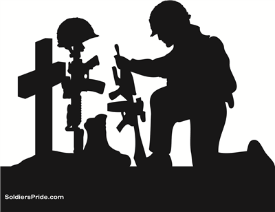 Soldier Saluting Silhouette at GetDrawings | Free download