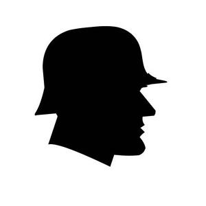 300x300 Soldier Head Silhouette Car Decal Sticker Ebay