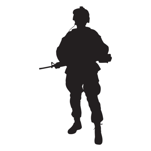 512x512 Special Forces Soldier Silhouette