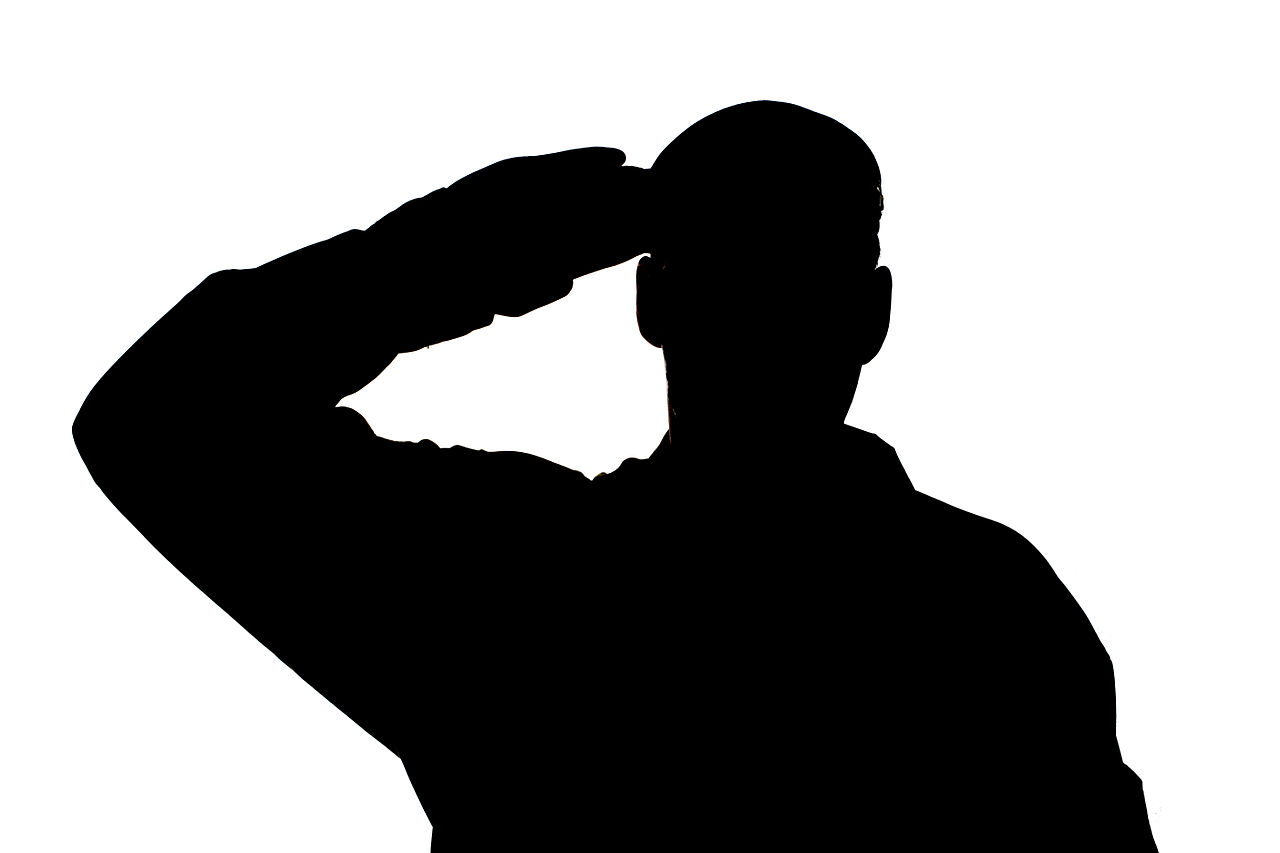 1280x853 Army Soldier Silhouette Clipart