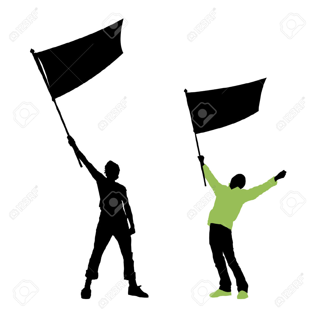 1300x1300 Flag Clipart Man Many Interesting Cliparts