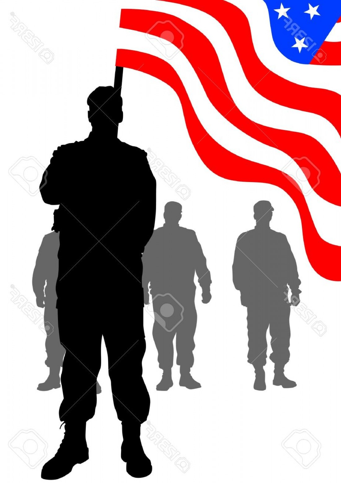1101x1560 American Soldier Silhouette Vector Sohadacouri
