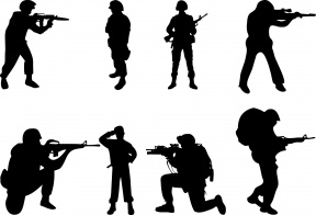 Soldier Silhouette Image