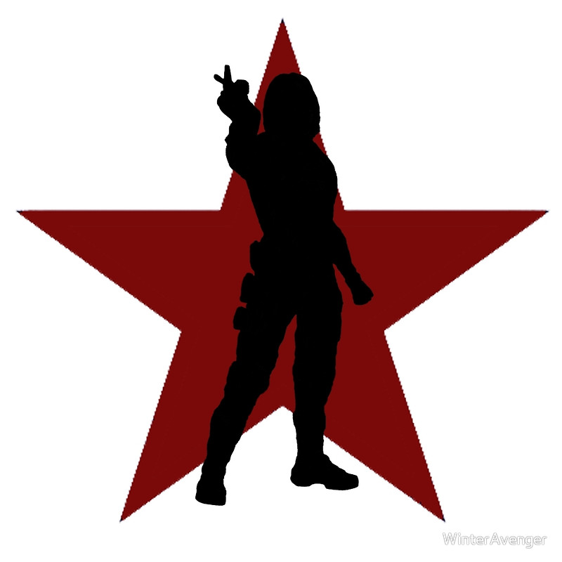 800x800 Winter Soldier Silhouette Art Prints By Winteravenger Redbubble