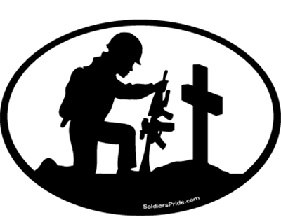 400x320 Fallen Soldier Symbol