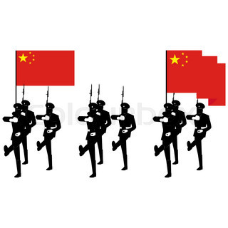 320x320 Soldiers Vietnamese Army Against The Background The Flag