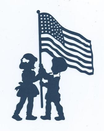 336x422 Children Raising The Flag Silhouette By Hilemanhouse On Etsy