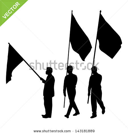 450x470 Silhouette Clipart Flag
