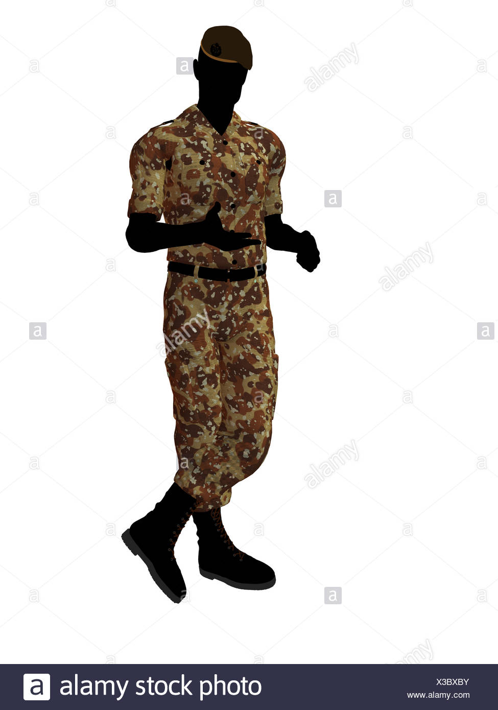 975x1390 Soldier Silhouette Illustration Stock Photos Amp Soldier Silhouette