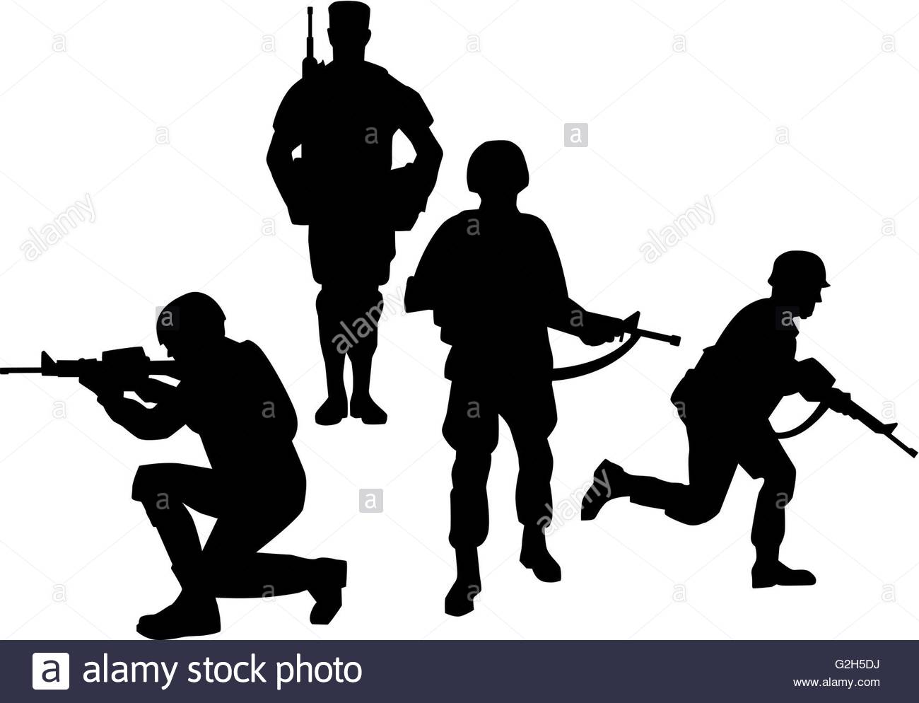 1300x994 Army Soldier Silhouette Black And White Stock Photos Amp Images