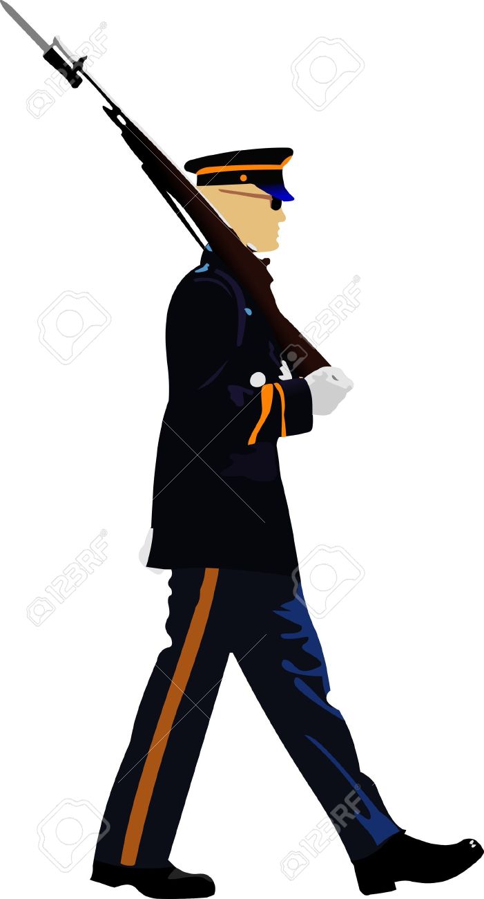 701x1300 Soldiers Clipart Army Marching