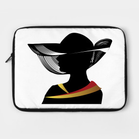 285x285 Limited Edition. Exclusive Woman With Fancy Hat Silhouette