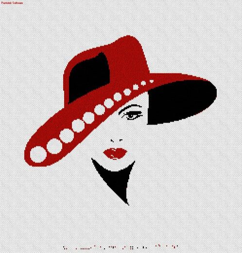 498x520 Sombrero En Punto Cruz Denenecek Projeler Cross