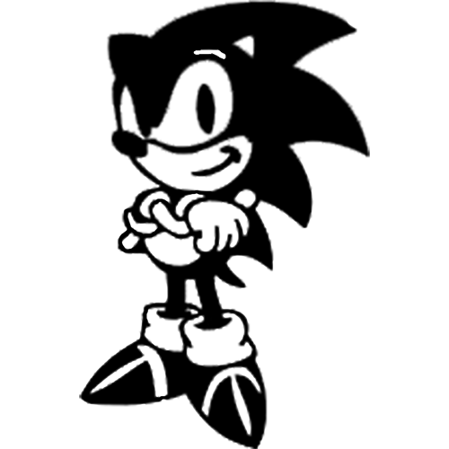 500x500 Sonic Die Cut Vinyl Decal Pv1110 Car Amp Truck Window Decals