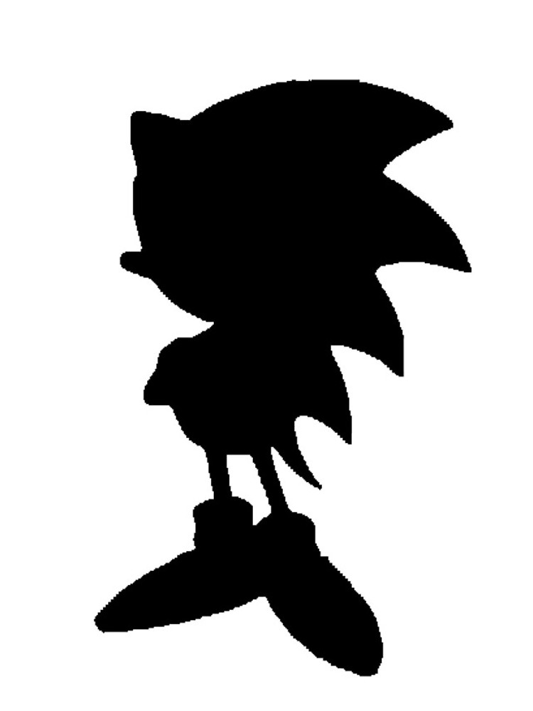 Sonic Silhouette at GetDrawings | Free download