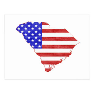 307x307 South Carolina Silhouette Postcards Zazzle