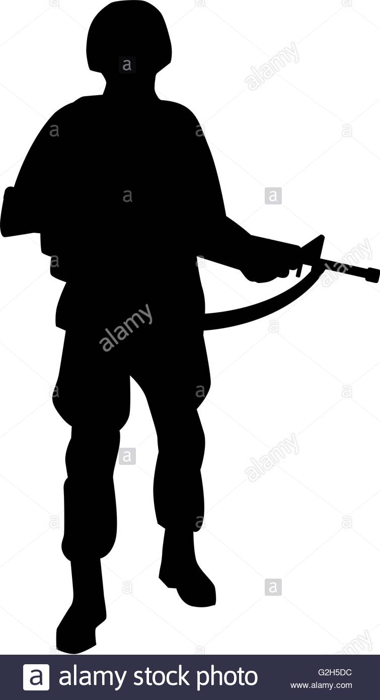 755x1390 Army Soldier Silhouette Black And White Stock Photos Amp Images