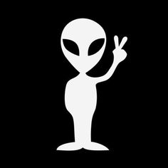 236x236 Die Cut Vinyl Decal Ufo Alien Space Ship Flying Saucer