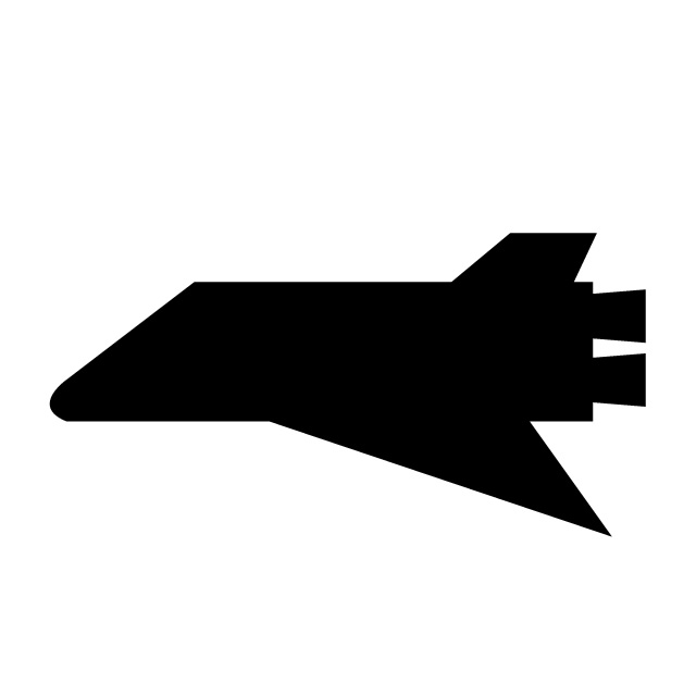 640x640 Spaceship Space Shuttle Free Icon Mark Illustration
