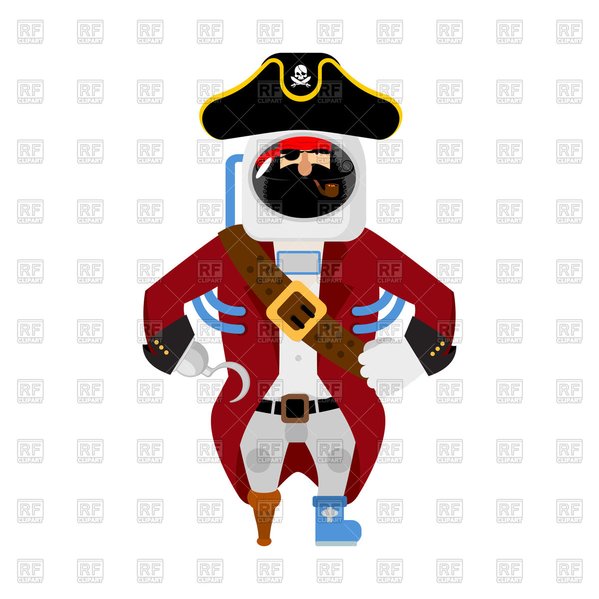 1200x1200 Spaceman Silhouette Royalty Free Vector Clip Art Image