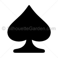 Spade Silhouette at GetDrawings | Free download