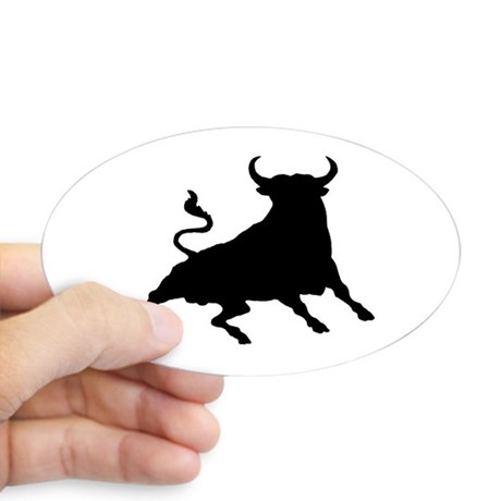 460x460 Spain Oval Stickers