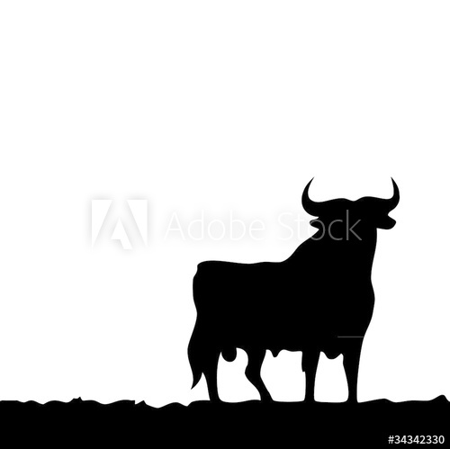 500x499 Black Bull, Symbol Of Southern Spain.