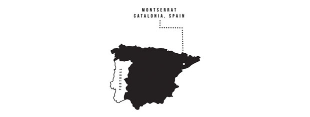 620x235 Walking Guides With Left Foot Right Foot Montserrat, Spain