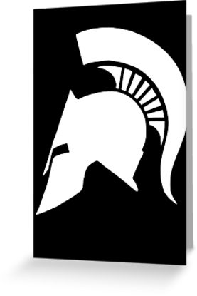 277x415 Spartan Helmet Greeting Cards By Zyzzshirts Redbubble