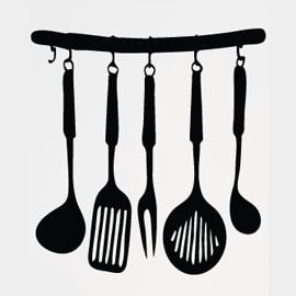 270x270 Kitchen Clipart Silhouette