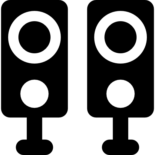 512x512 Speakers Silhouette