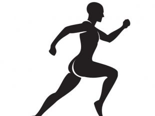 310x233 Speed Runner Silhouette Free Vectors Ui Download