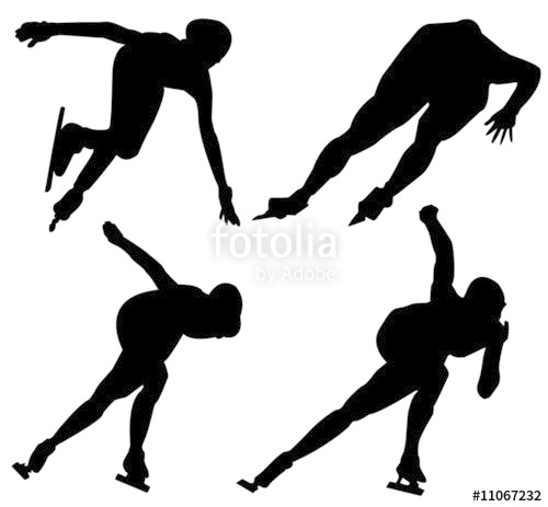 500x463 Speed Skating Stock Image And Royalty Free Vector Files