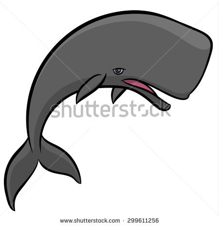 450x464 Sperm Whale Clipart Modern