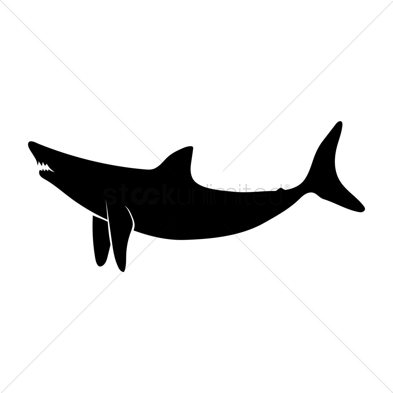1300x1300 Silhouette Of Whale Vector Image