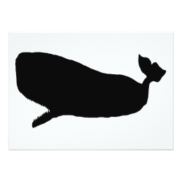 260x260 Whale Silhouettes Cards