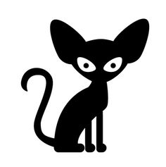 236x237 De Recherche D'Images Pour Silhouette De Chat Sphynx