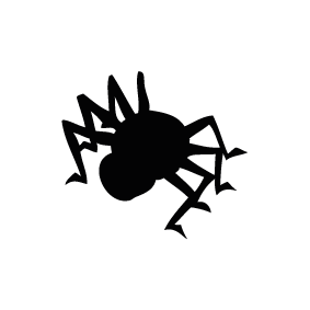283x283 Spider Silhouette Silhouette Of Spider