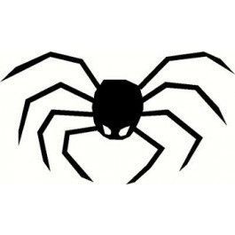 265x265 Spider Die Cut Decal Car Window Wall Bumper Phone Laptop